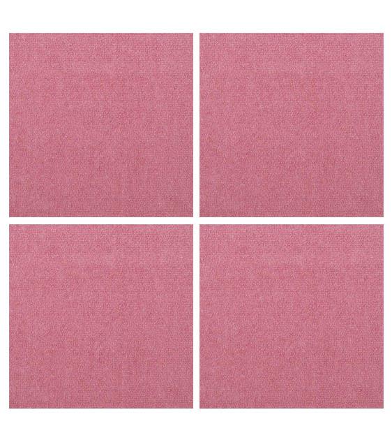 **25% OFF: Triluc Non-Slip Washable & Water Repellent Pet Mat (Pink, 4-Piece) – Perfect for Kitchen, Crate, and Dog Feeding Areas**