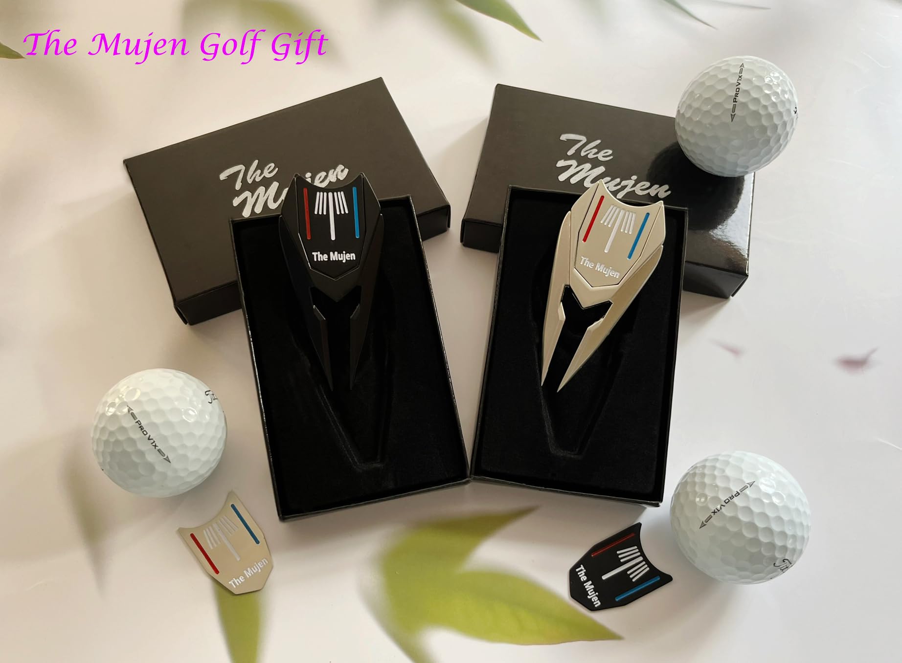 Premium Golf Ball Marker & Alignment Tool Set – Divot Repair, Putting Training Aid with Hat Clip, Cleaner & Club Holder – Perfect Golf Accessories Gift for Men & Women – Ideal for Practice, Tournaments & Casual Play