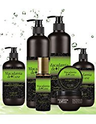 Premium Macadamia Hair Care Set - 4-Piece Deep Conditioning & Repair Kit for Dry, Damaged Hair | Salon-Quality Treatment at Home