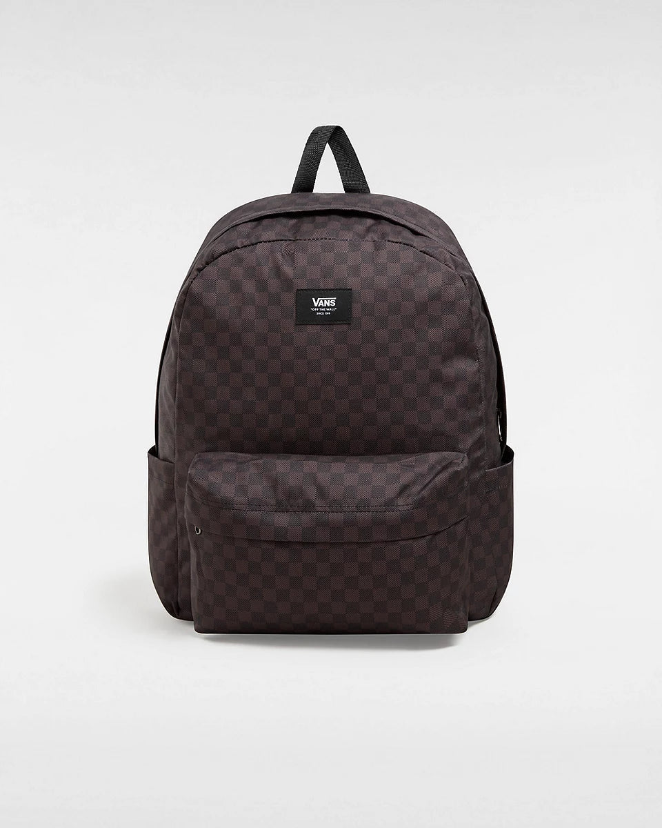 Vans Old Skool Check Black Backpack - Stylish & Durable School & Travel Backpack for Men & Women - Perfect for College, Work & Outdoor Adventures