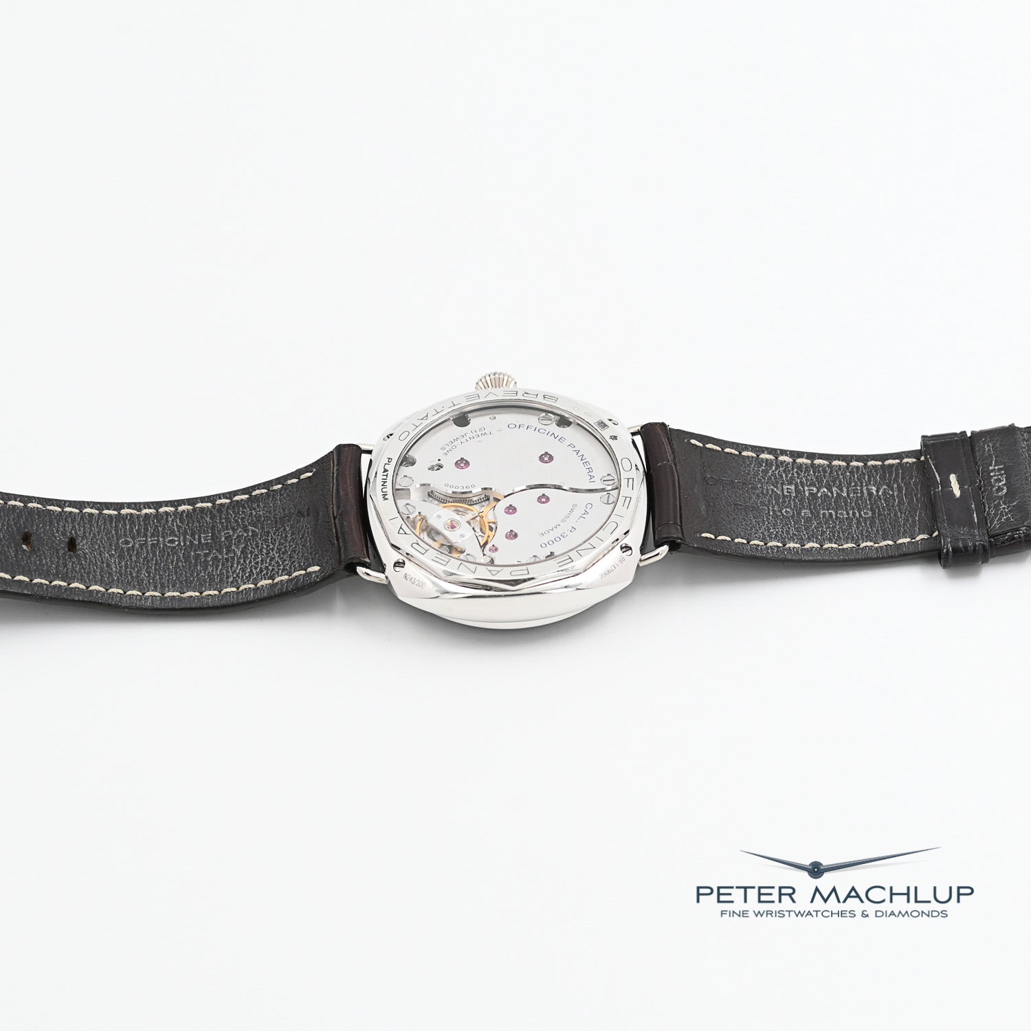 Panerai Radiomir 3 Days Automatic Platinum Men's Luxury Watch - Perfect for Business Meetings & Formal Events