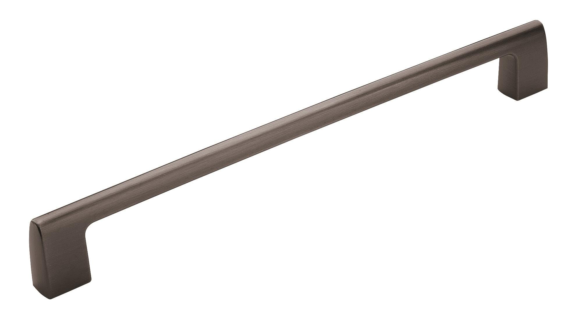 Amerock BP55370GPH Riva 12 Inch (305mm) Cabinet Hardware - Graphite Finish Appliance Pull Handle for Kitchen Drawers & Cabinets - Modern Upgrade for Refrigerator, Oven & Furniture