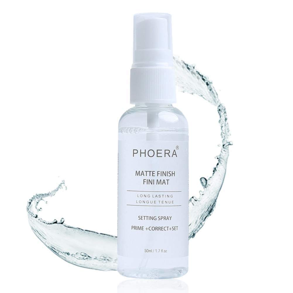 Phoera Full Coverage Makeup Set - Matte Foundation 30ml, Concealer (Neutral), Face Primer 6ml, Setting Spray 50ml & Silicone Blender Sponge | Long-Lasting Flawless Finish for Daily Wear, Special Occasions & Professional Makeup Looks