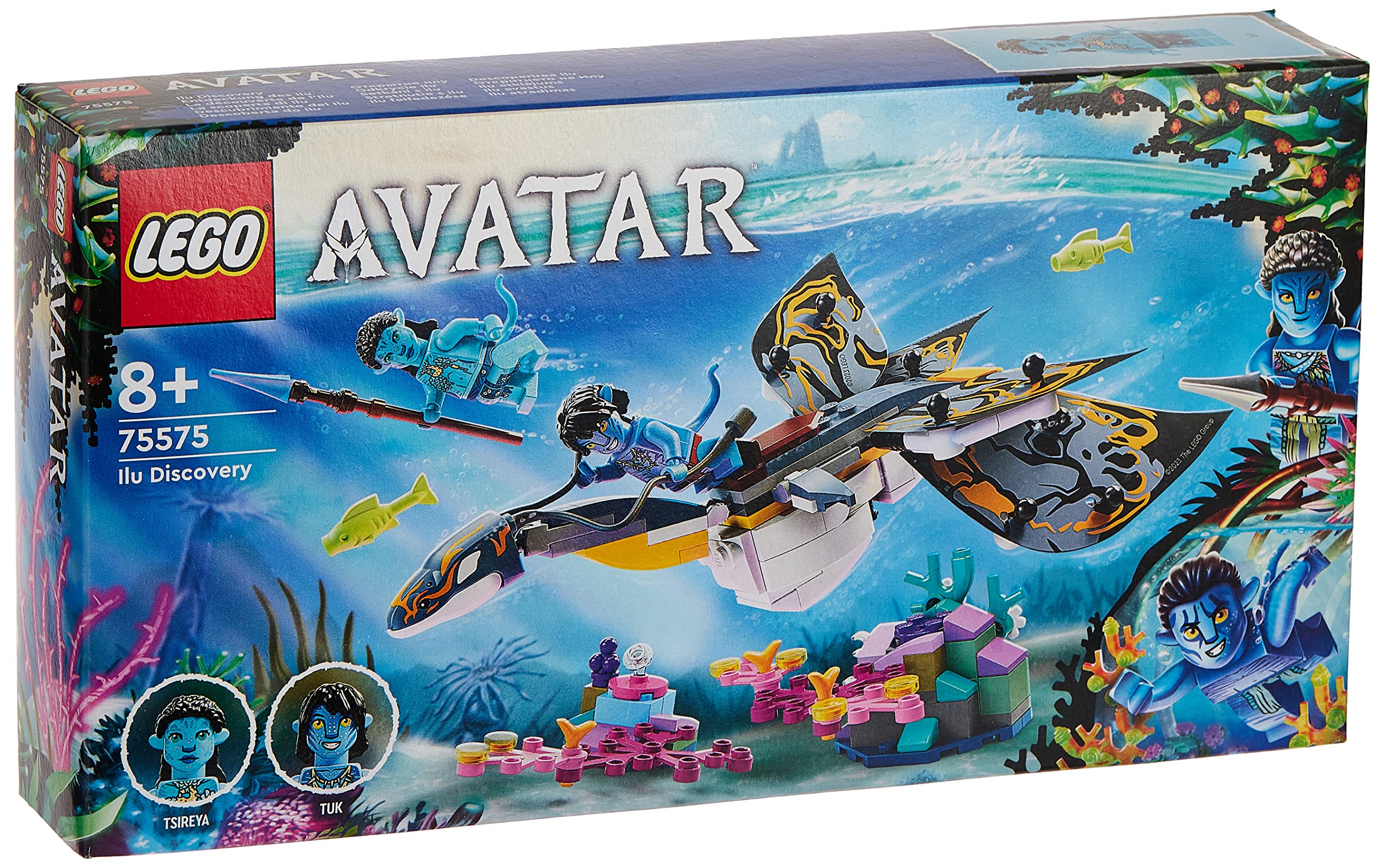 LEGO Avatar The Way of Water Ilu Discovery Building Set 75575 - Constructible Underwater Creature Toy for Kids Ages 8+, Perfect Gift for Movie Fans - Explore Pandora's Ocean Adventures
