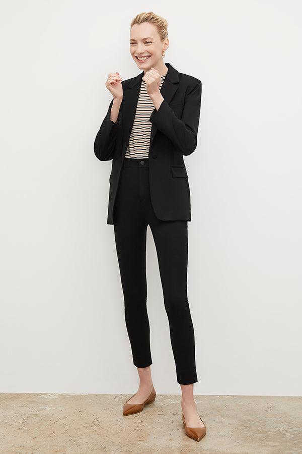 Eco-Friendly Better Than Denim Jeans for Women - Sammataro Black Stretch Pants | Perfect for Casual Wear, Work & Everyday Outfits
