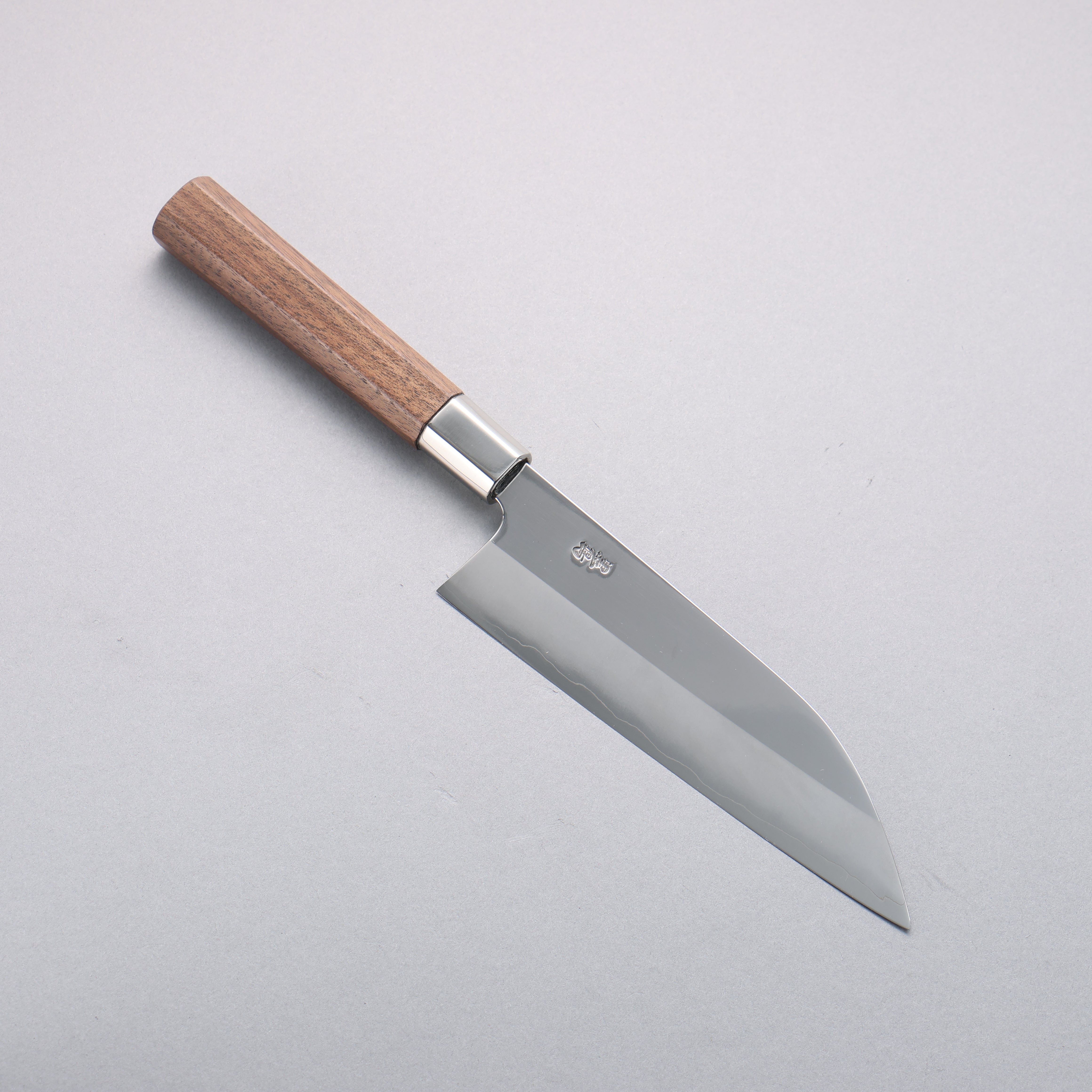 Premium Kurotori Silver Steel No.3 Migaki Finished Funayuki Knife 165mm with Walnut Handle - Japanese Kitchen Knife for Slicing, Dicing & Precision Cutting - Perfect for Chefs & Home Cooking