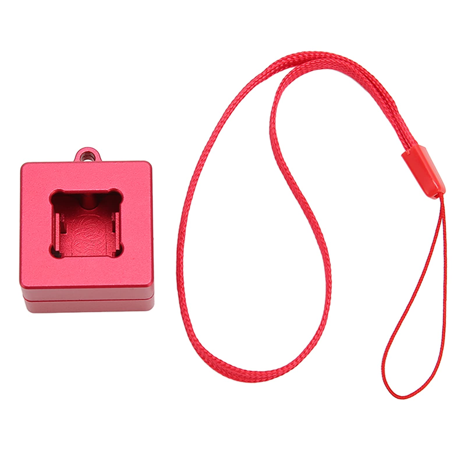 Premium Aluminum Alloy Keyboard Switch Opener - Magnetic Matte Tool for Cherry MX, Kailh, Outemu & Gateron Switches (Red) | Perfect for Mechanical Keyboard Maintenance & Keycap Replacement