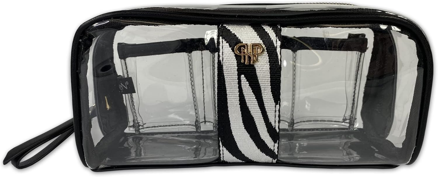Bombshell Makeup Bag - Waterproof Cosmetic Organizer for Travel & Daily Use | Large Capacity Makeup Pouch with Zipper | Perfect for Women's Toiletries, Brushes & Beauty Essentials