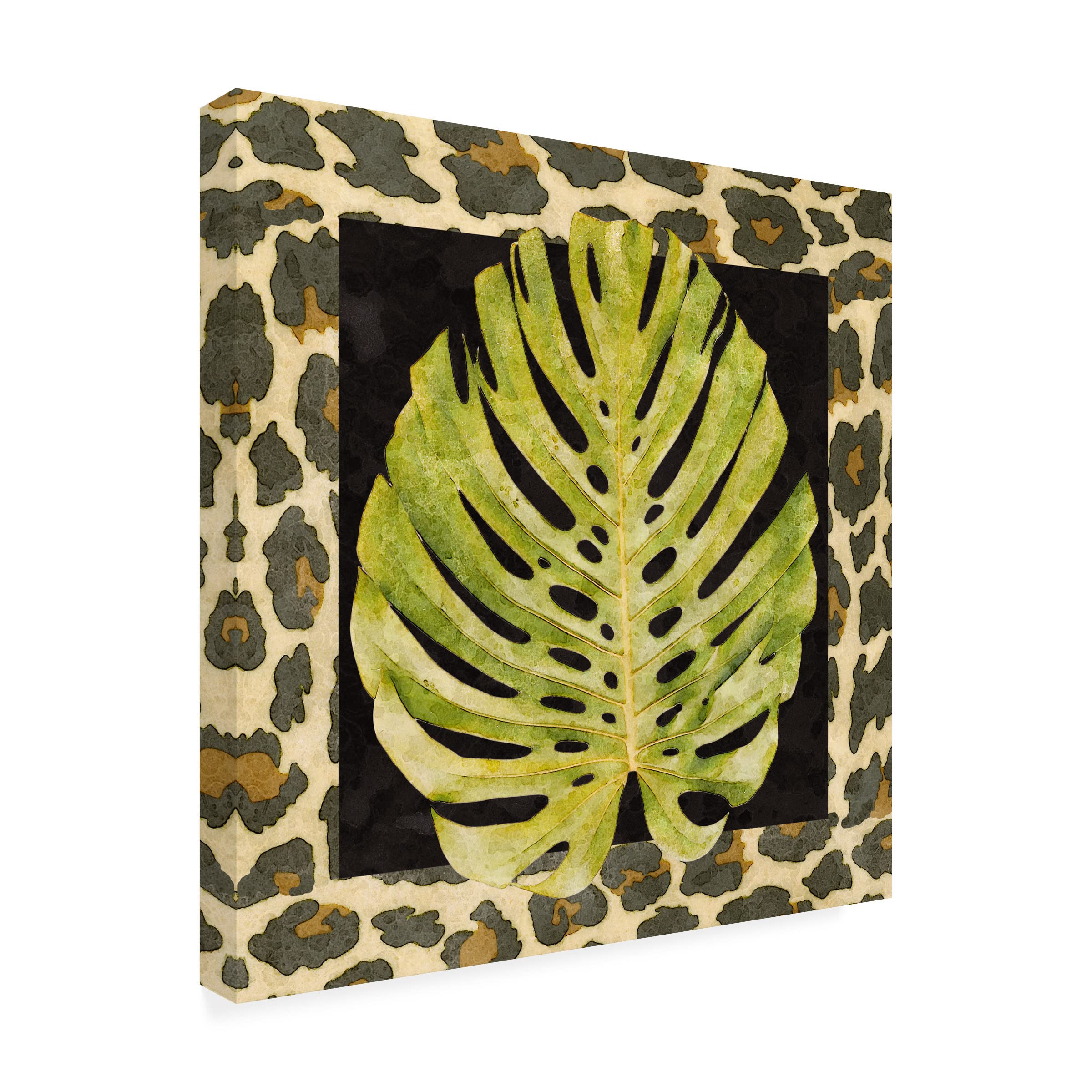 Trademark Fine Art 'Tropic Collection II' Canvas Wall Art by Alonzo Saunders - Vibrant Tropical Landscape Painting for Living Room, Bedroom & Office Decor