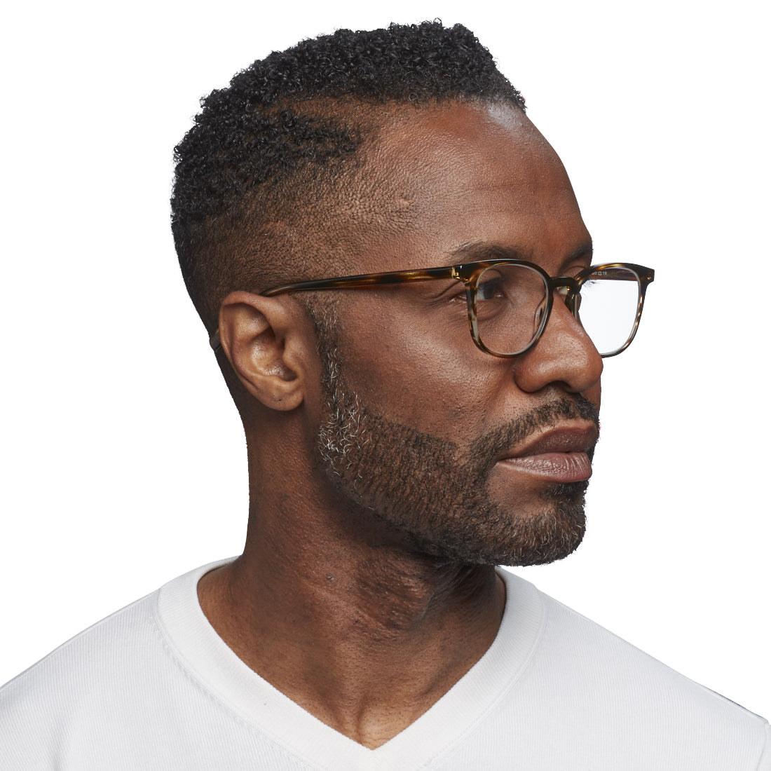 Boardroom Color 59 Teal Multi Stripe Front & Teal Tortoise Temples Eyeglasses - Stylish Reading Glasses for Office Professionals & Business Meetings
