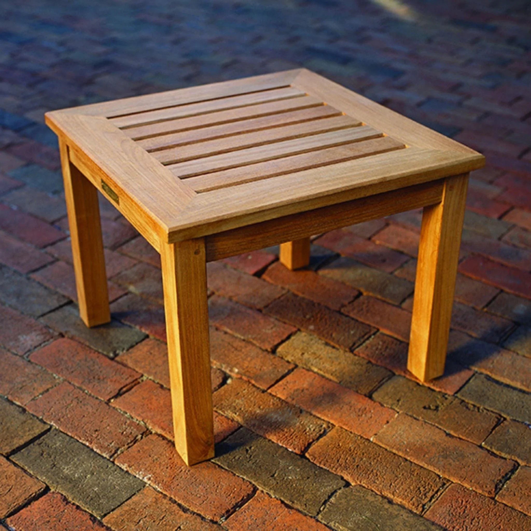 Classic Square Side Table - Modern End Table for Living Room, Bedroom & Office - Sturdy & Stylish Home Decor Accent Table for Small Spaces