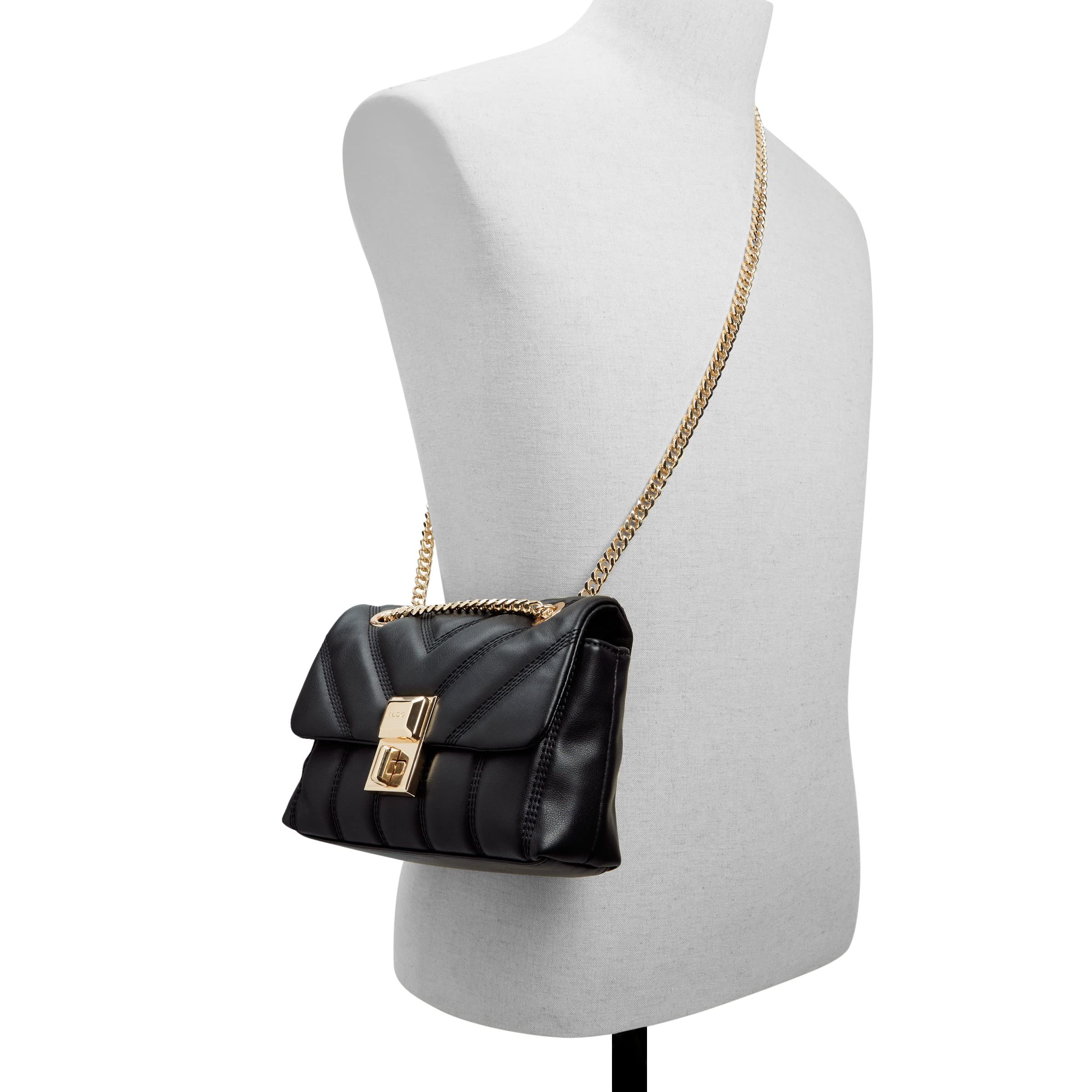 ALDO Women's Rhilii Leather Crossbody Handbag Purse - Stylish Shoulder Bag for Work, Travel & Everyday Use