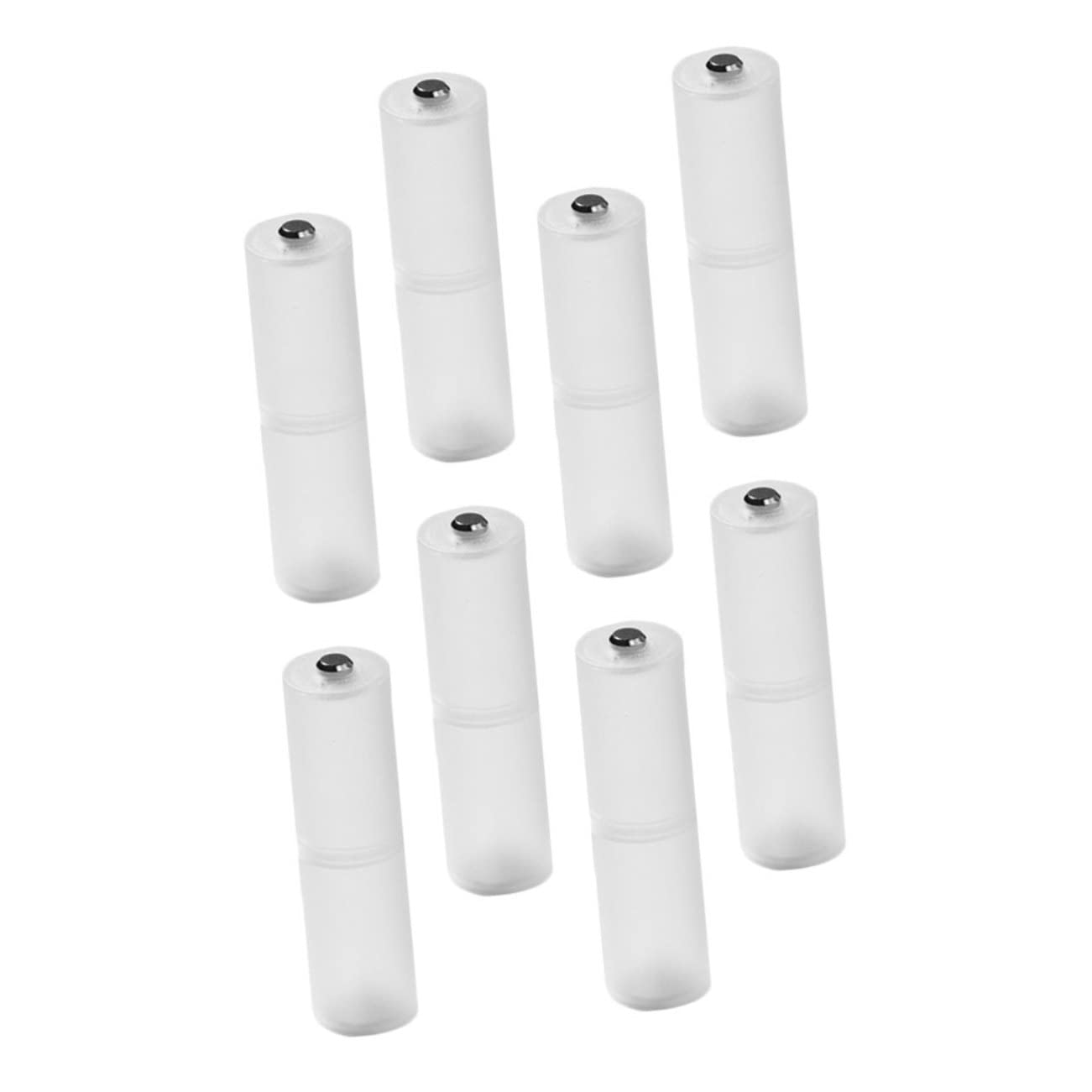 8-Piece PP Material Battery Case Holder & Converter Adapter Box - Durable Charger Storage Organizer for AA AAA Batteries | Perfect for Home, Office & Travel Use