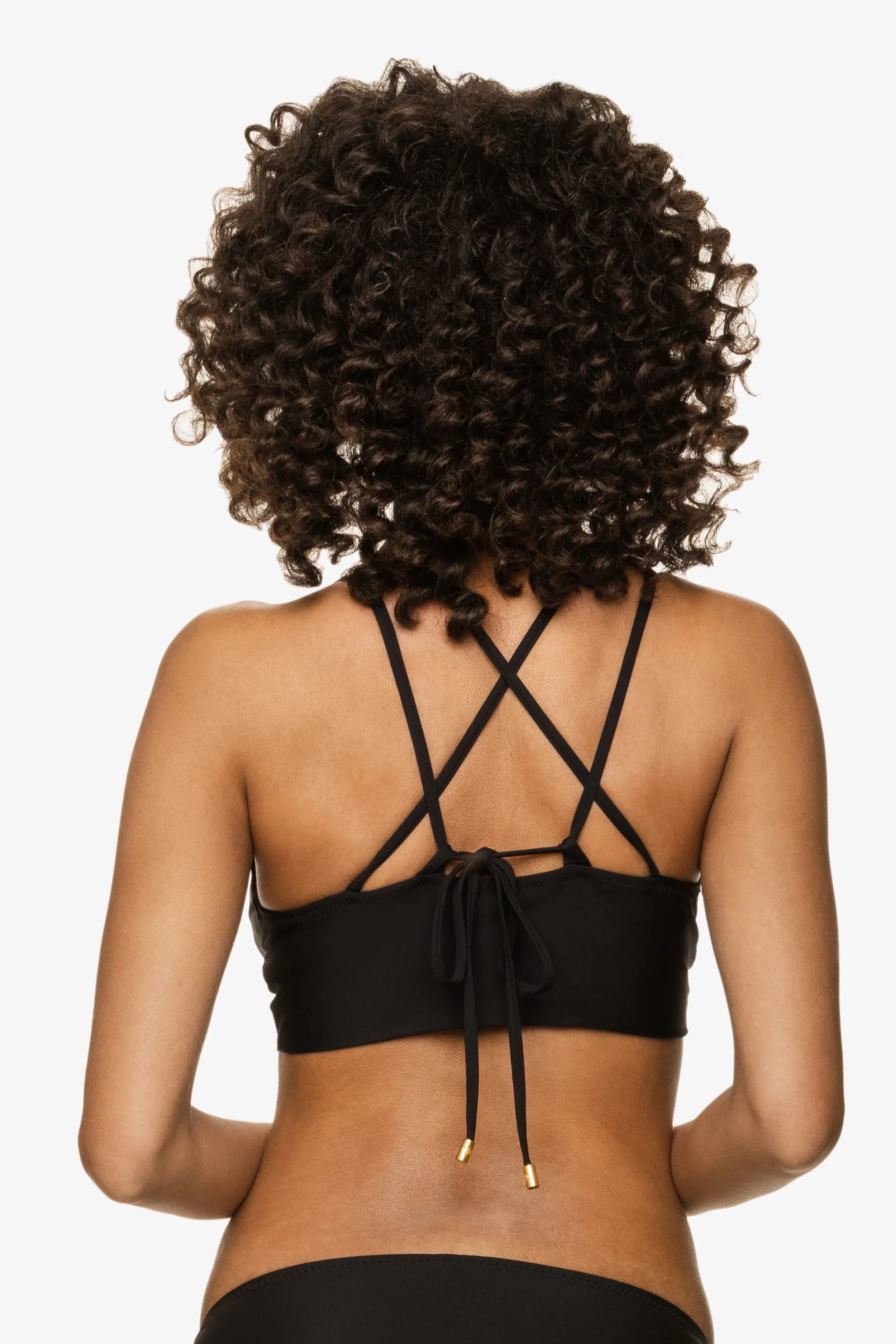 Retreat Bra - Comfortable Wireless Support Bra in Black for Yoga, Lounge & Everyday Wear