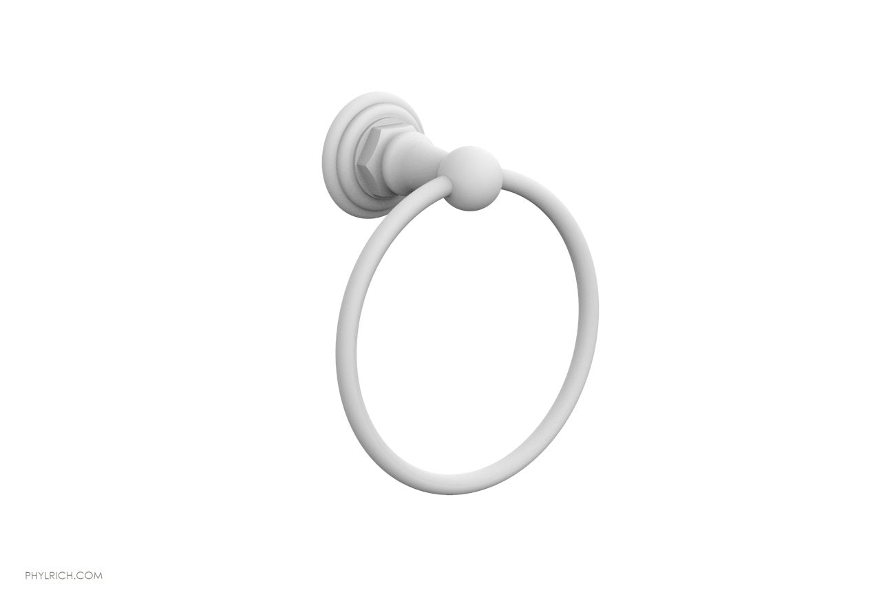 HEX TRADITIONAL Chrome Towel Ring - 500 Series 75mm Bathroom Accessory for Modern & Traditional Homes - Perfect for Bathrooms, Powder Rooms & Spa Settings