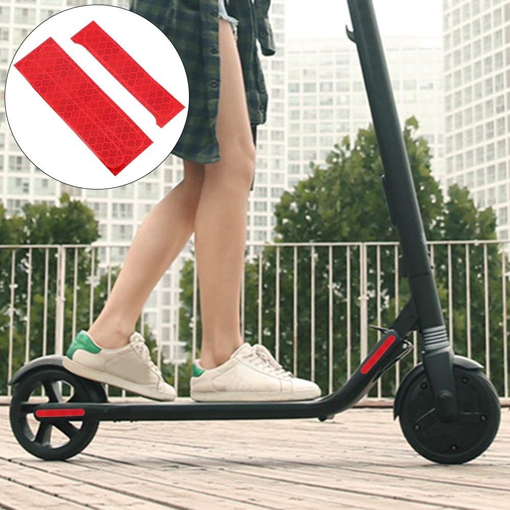 High-Quality Reflective Tire Stickers for Electric Scooters - Durable, Fashionable & Stable Safety Decals | Perfect for Night Riding & Urban Commuting