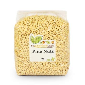 Premium Whole Pine Nuts 1kg (2.2lb) - Raw, Unsalted, Non-GMO, Shelled - Perfect for Pesto, Salads, Baking & Cooking - Healthy Snack & Gourmet Ingredient