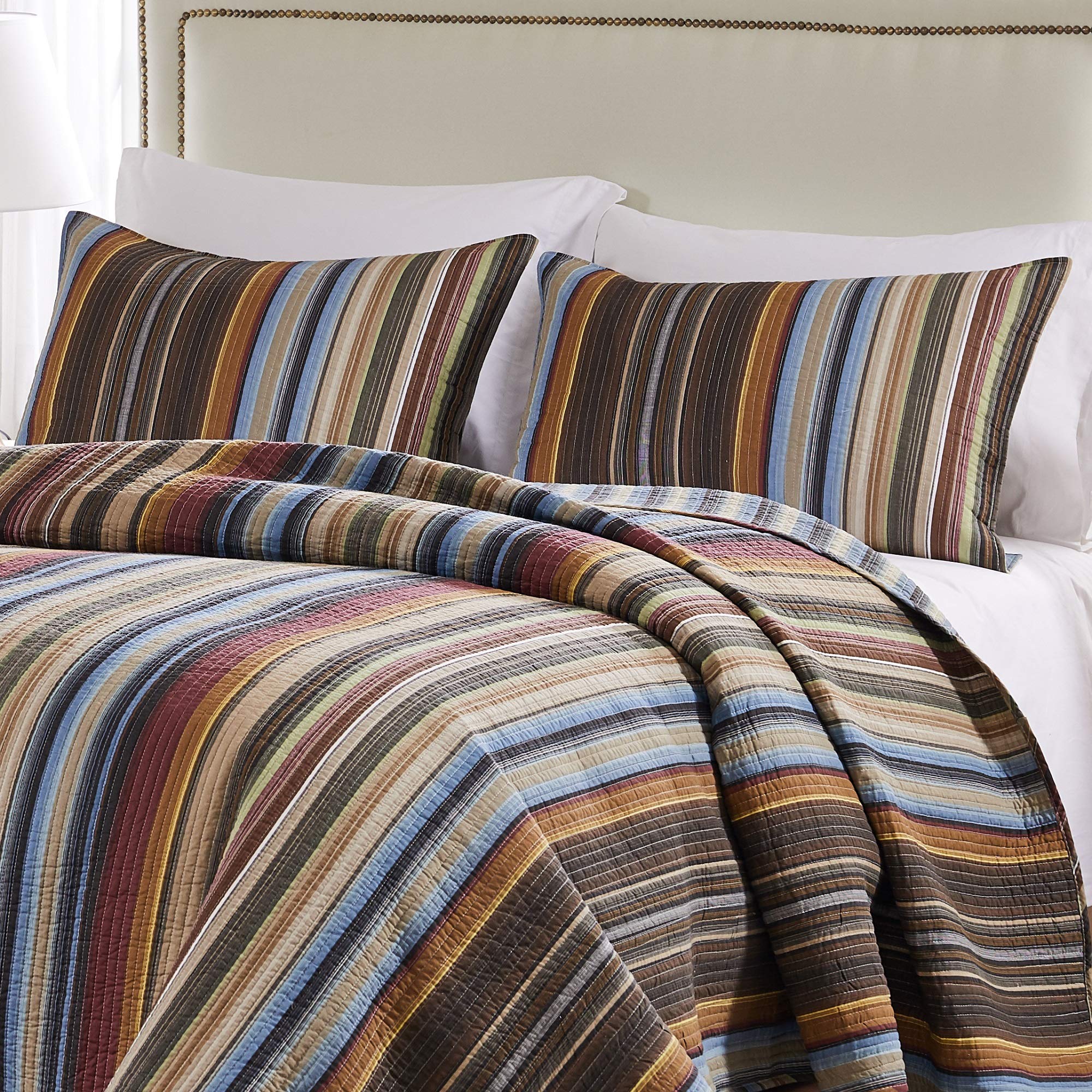 Greenland Home Durango Standard Pillow Sham - Western Style Decorative Pillow Cover for Bedroom & Living Room - Perfect for Farmhouse, Rustic, or Cowboy Themed Decor