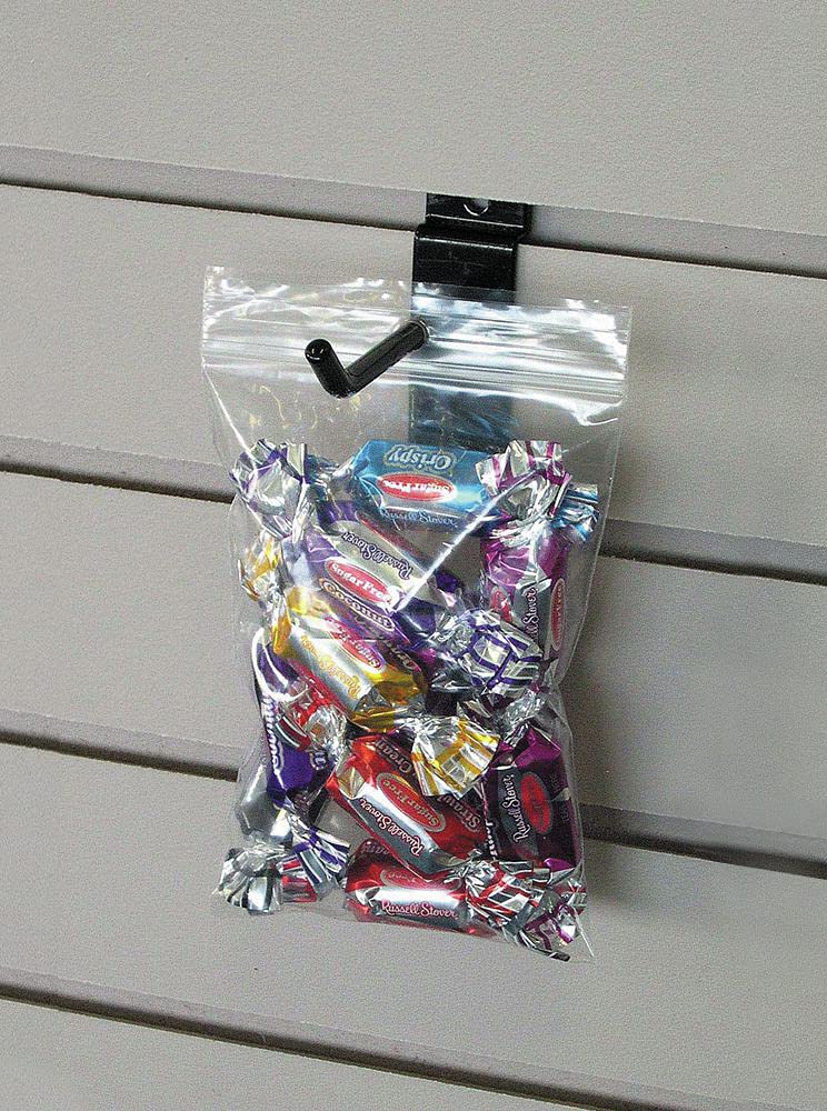 100 Pack 6x9 Inch Clear Reclosable Zipper Bags with Hanging Holes - 2 Mil Thick Resealable Plastic Storage Bags for Pills, Jewelry, Snacks & Small Items | Perfect for Organizing, Travel & Retail Packaging