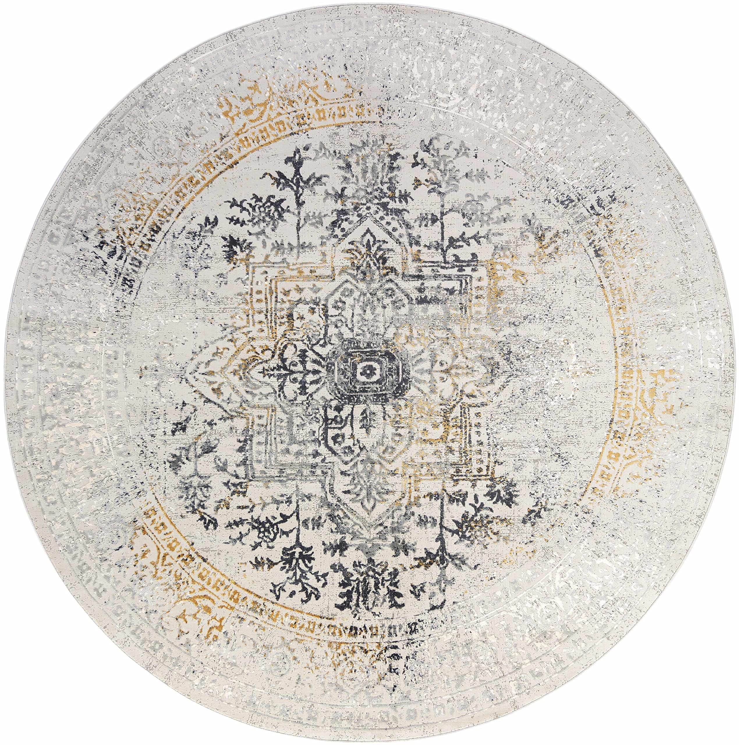 Hauteloom Morriston Traditional Gray Area Rug 2'7
