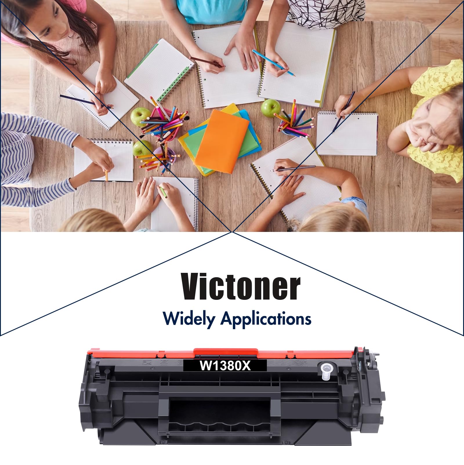 High Yield Black Toner Cartridge (2-Pack) - Compatible with HP 138X/138A/W1380X/W1380A for LaserJet Pro 3001dw/3001fdw/3101fdw Printers - Premium Chip Technology - Ideal for Office Printing & High Volume Documents