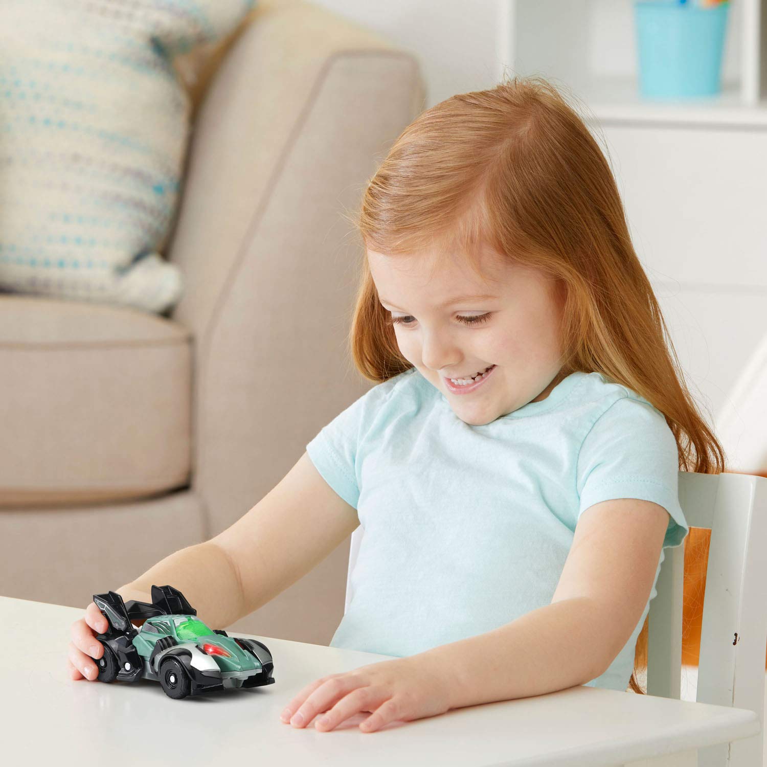 VTech Switch & Go Dinos - Triceratops Racer Toy | Transforming Dinosaur to Car | STEM Learning Toy for Kids Ages 3-6 Years | Perfect for Pretend Play & Early Childhood Development
