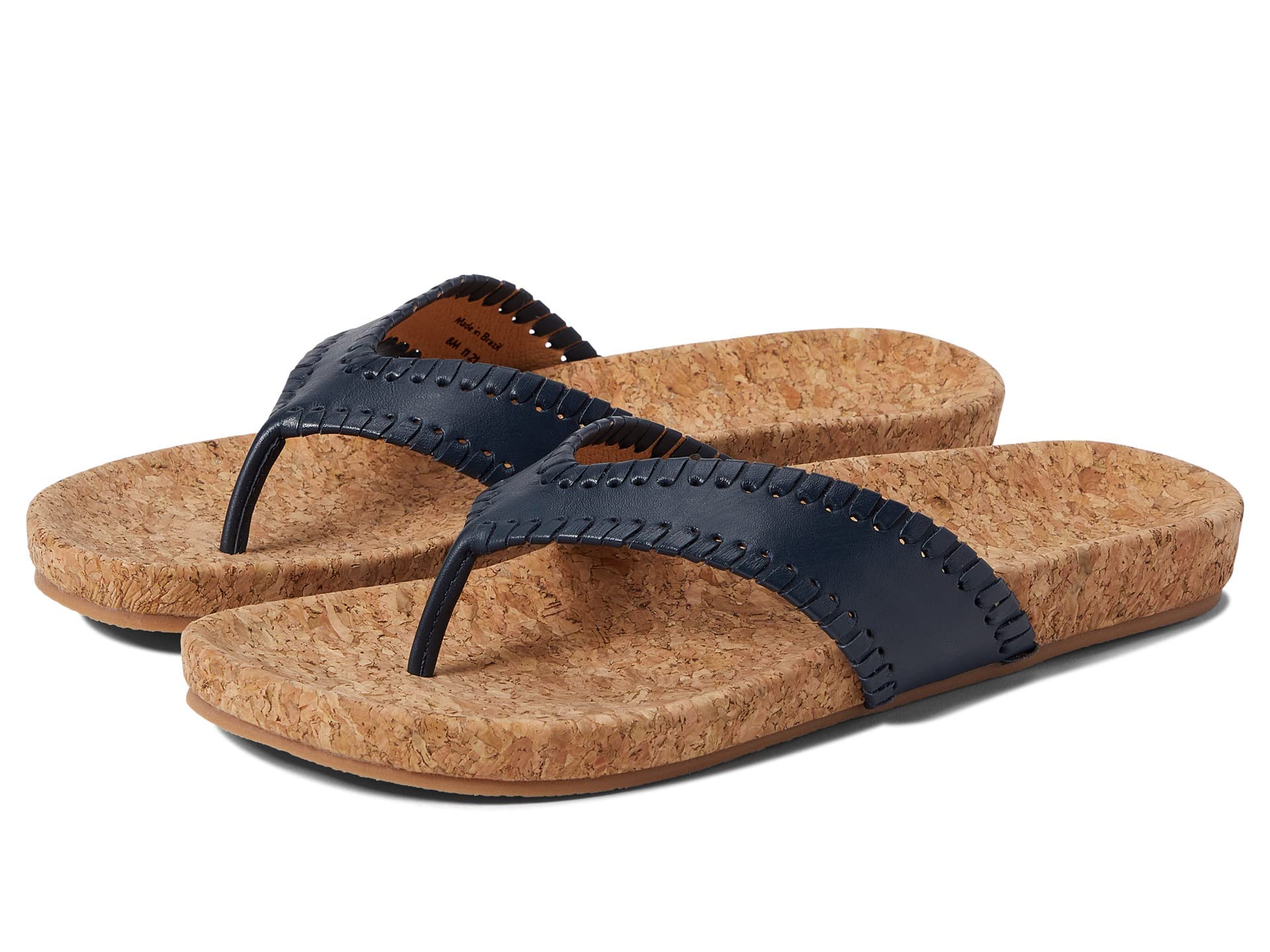Jack Rogers Thelma Comfort Flip-Flops - Women's Cushioned Sandals for Beach, Pool & Summer Outfits | Lightweight & Supportive Footwear