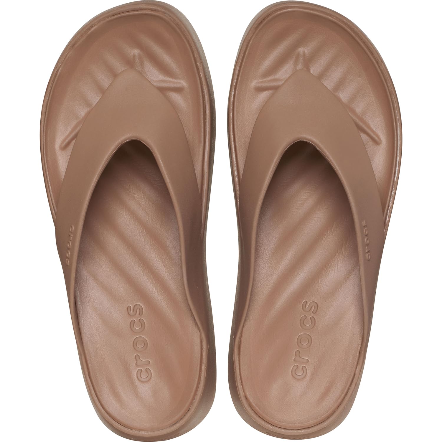Crocs Women's Getaway Platform Flip Flops - Comfortable Slip-On Sandals for Beach, Pool & Summer Vacations | Lightweight & Cushioned Footwear