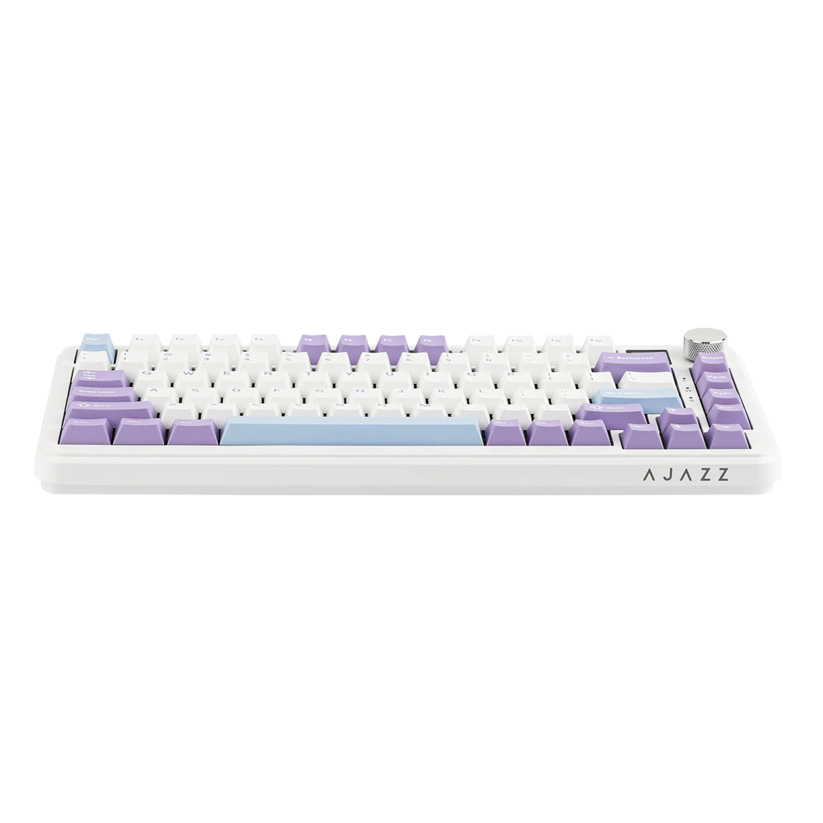 Ajazz AK980 RGB Mechanical Keyboard - Purple, White & Blue - Wired & Wireless with Screen - Maillard Switches - Perfect for Gaming, Typing & Office Work