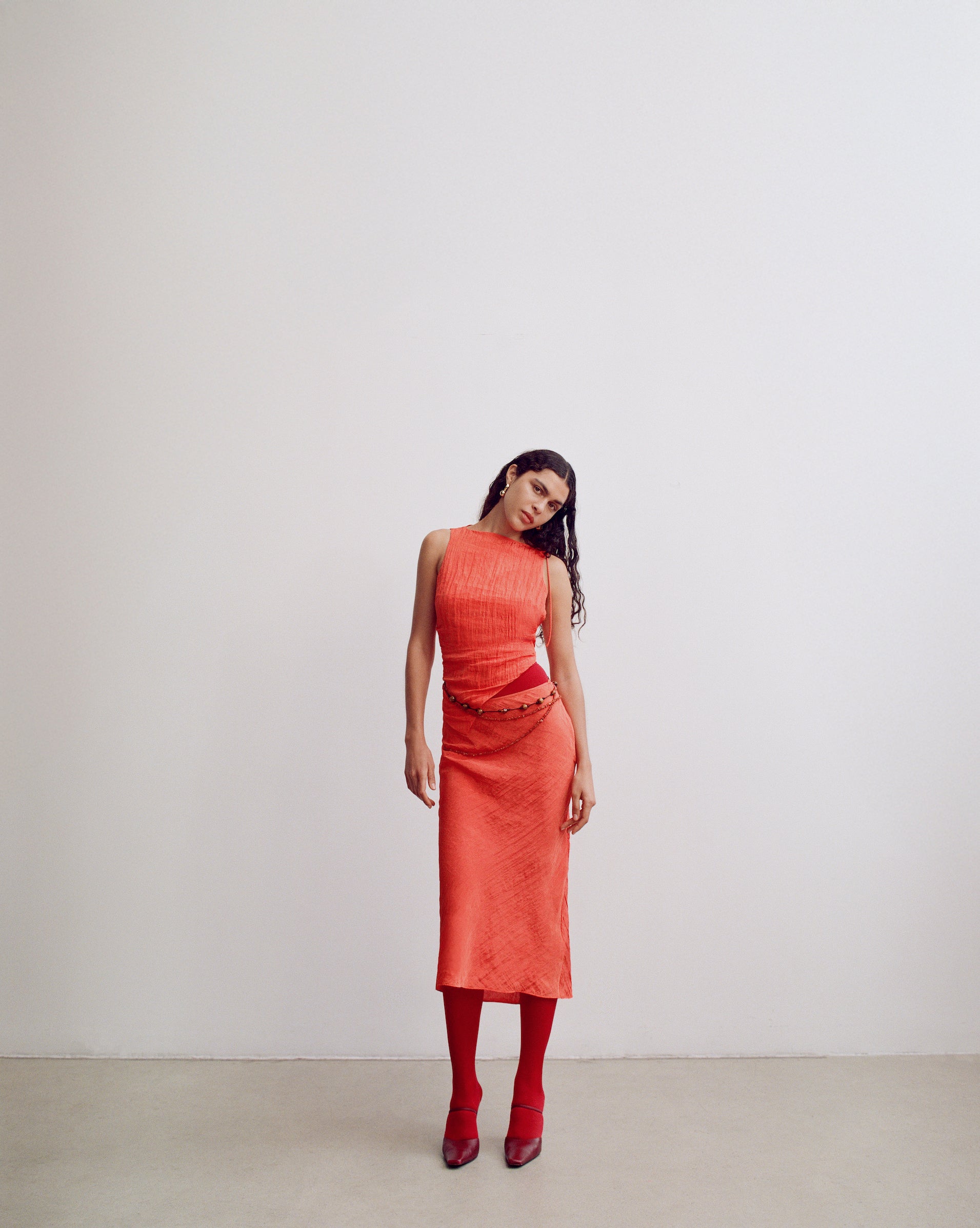 Ligera Midi Skirt - Women's Flowy A-Line Skirt with Pockets | Perfect for Office, Date Night & Summer Outfits