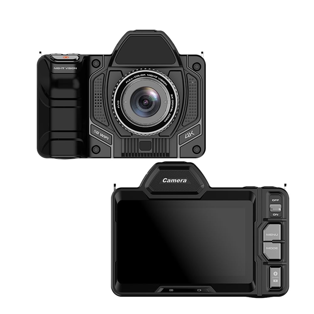 **Sunree 4K WiFi Digital SLR Camera with Night Vision & Full Color Infrared - 10X Digital Zoom, 5G 800M Support - Perfect for Outdoor Hunting, Wildlife Photography, and Nighttime Surveillance**