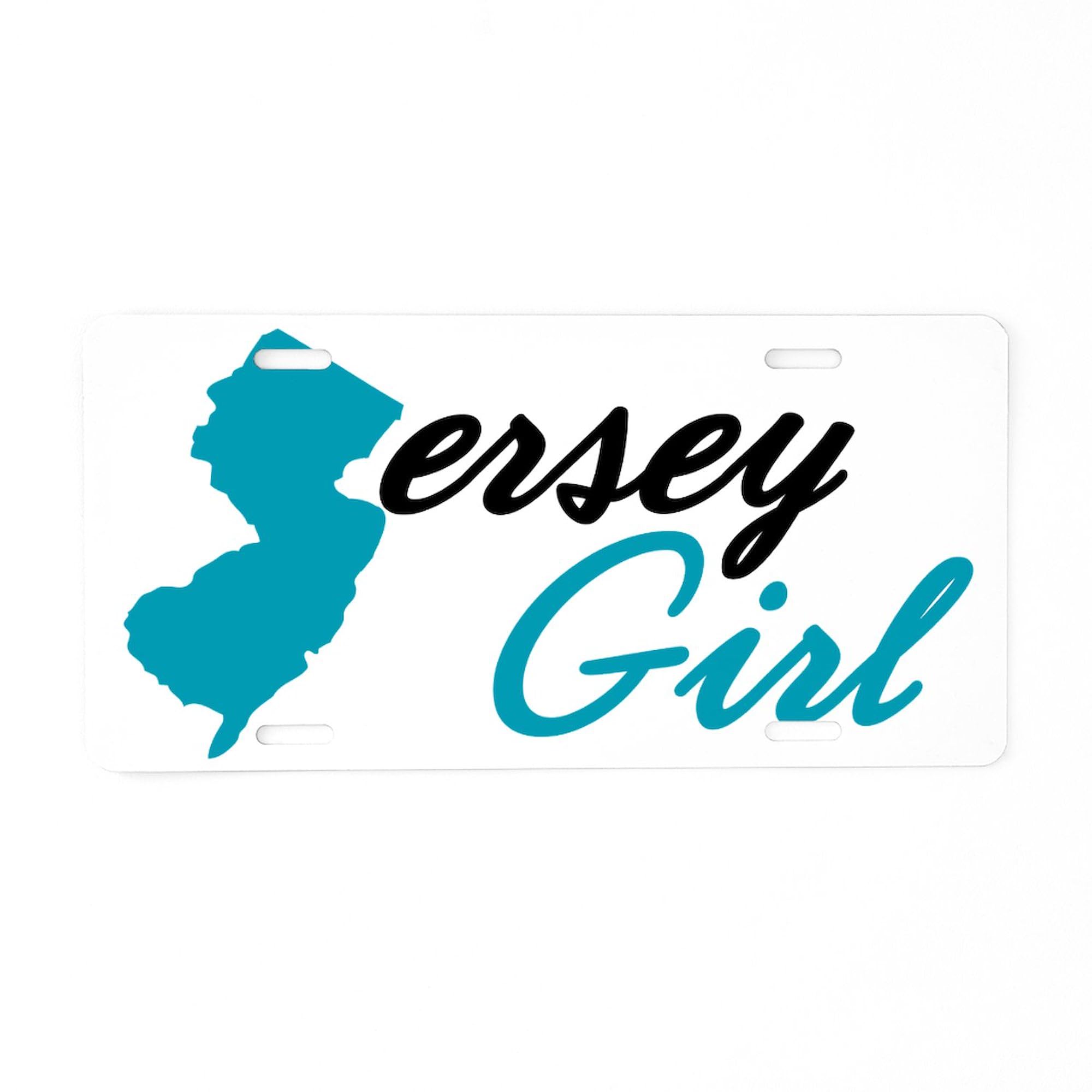 Jersey Girl Aluminum License Plate - Front Vanity Tag for Cars & Trucks - Customizable Metal License Plate for Personalization & State Compliance - Perfect for Car Enthusiasts & Proud Jersey Residents
