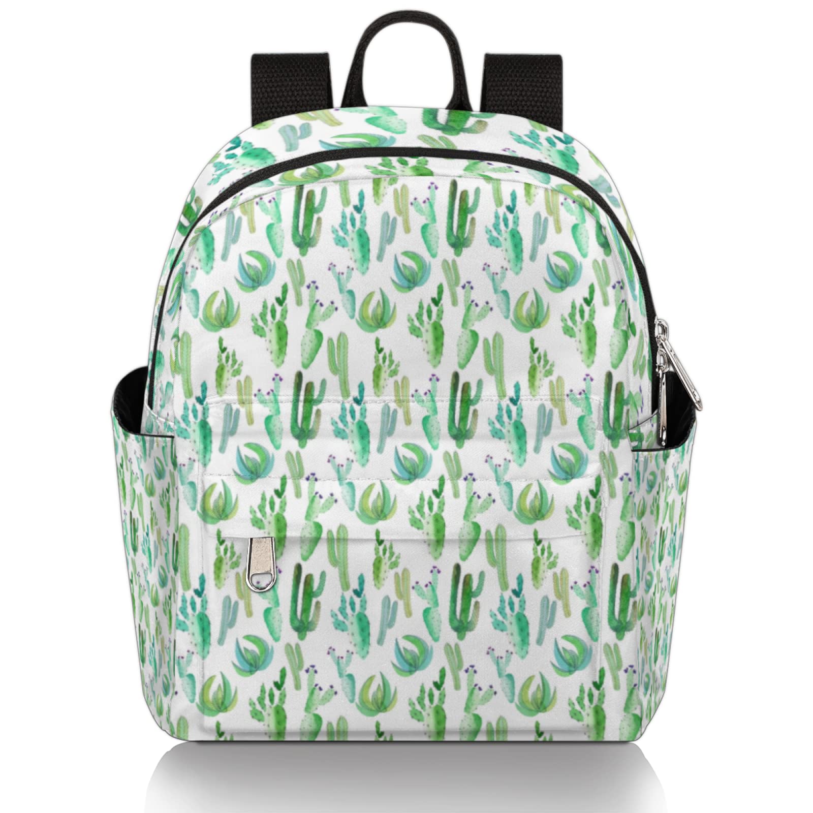 **Cute Mini Backpack for Women - Tropical Cactus Print Small Travel Backpack, Lightweight Shoulder Bag for Girls & Teens, Floral Succulent School Bookbag - Perfect for Travel, School & Casual Daypack**