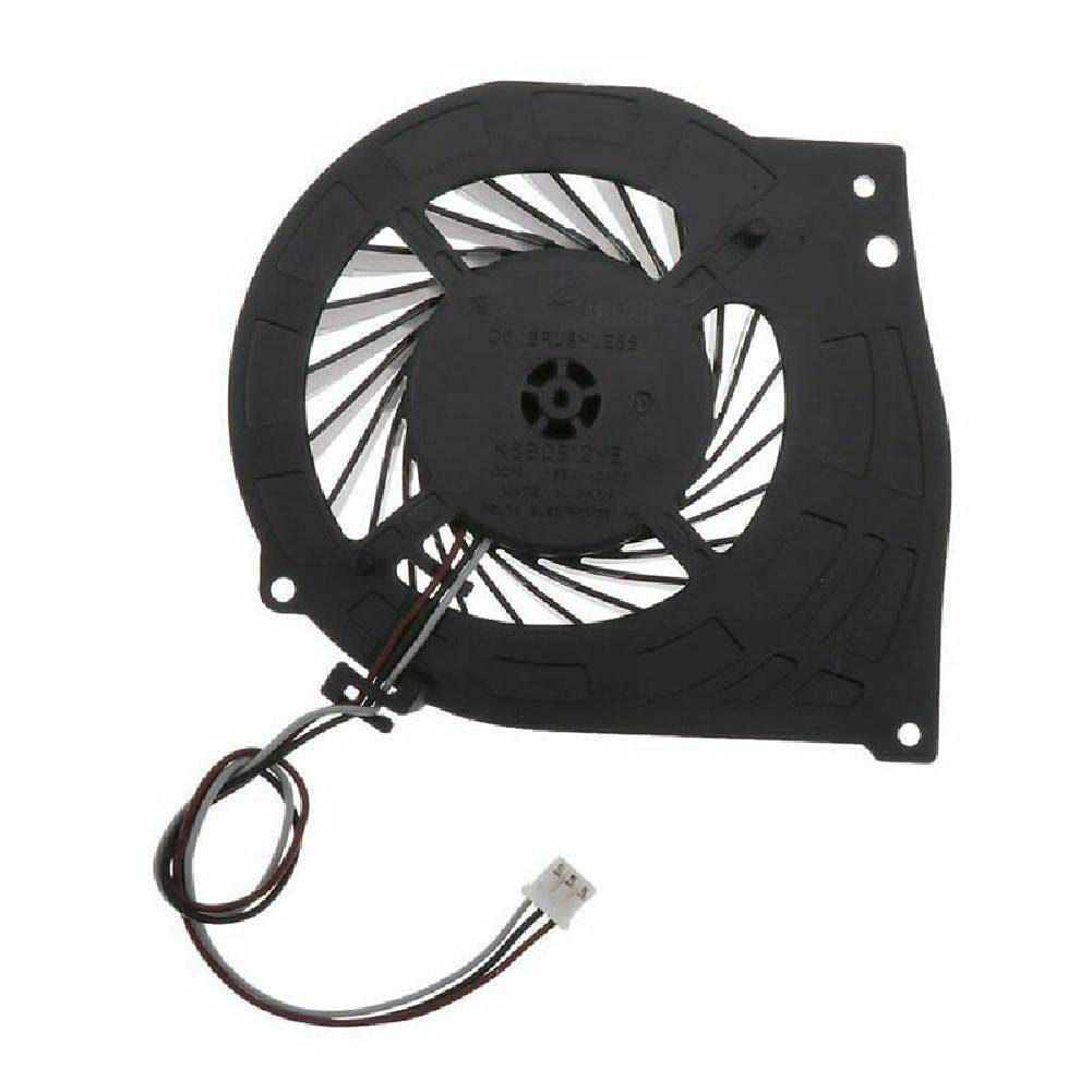 PS3 Super Slim Cooling Fan Replacement - KSB0812HE Internal Plastic Fan for Sony PlayStation 3 Repair - Gaming Accessory for Enhanced Console Performance & Heat Dissipation
