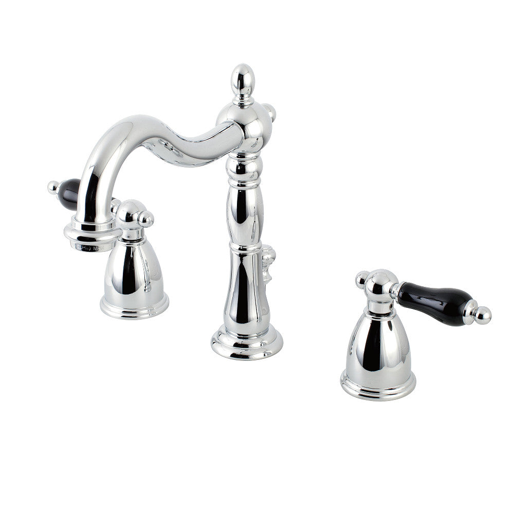 Kingston Brass KB1978PKL Duchess Widespread Bathroom Faucet with Plastic Pop Up