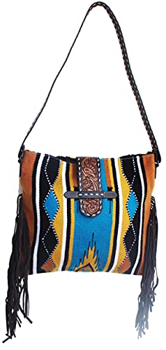 Yellow/Turquoise/Brown