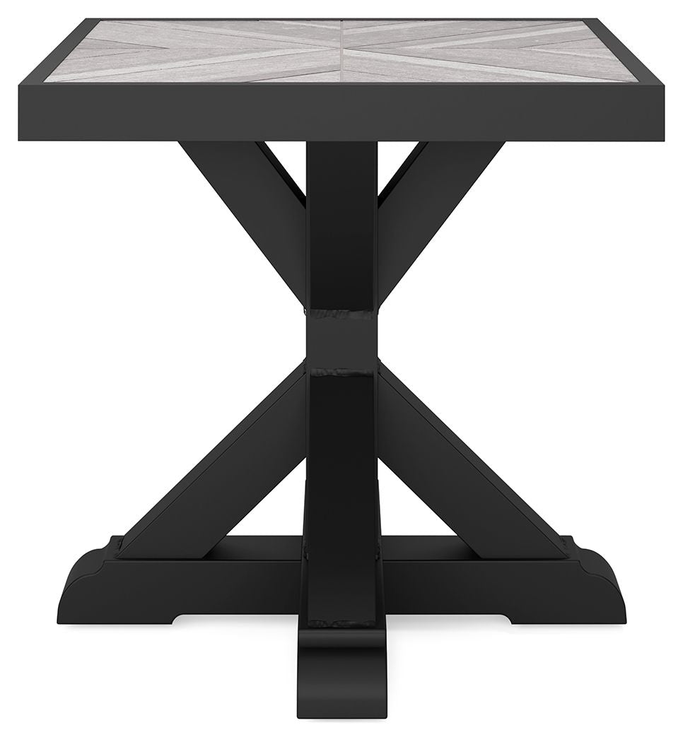 Beachcroft Square End Table - Modern Side Table for Living Room, Bedroom & Patio - Stylish Accent Table for Home Decor & Small Spaces