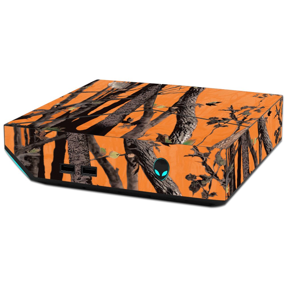 MightySkins Vinyl Decal Wrap Cover Compatible with Alienware Steam Machine - Orange Camo | Protective & Durable Skin | Easy to Apply & Remove | Made in USA | Perfect for Gaming Setups & Personalization
