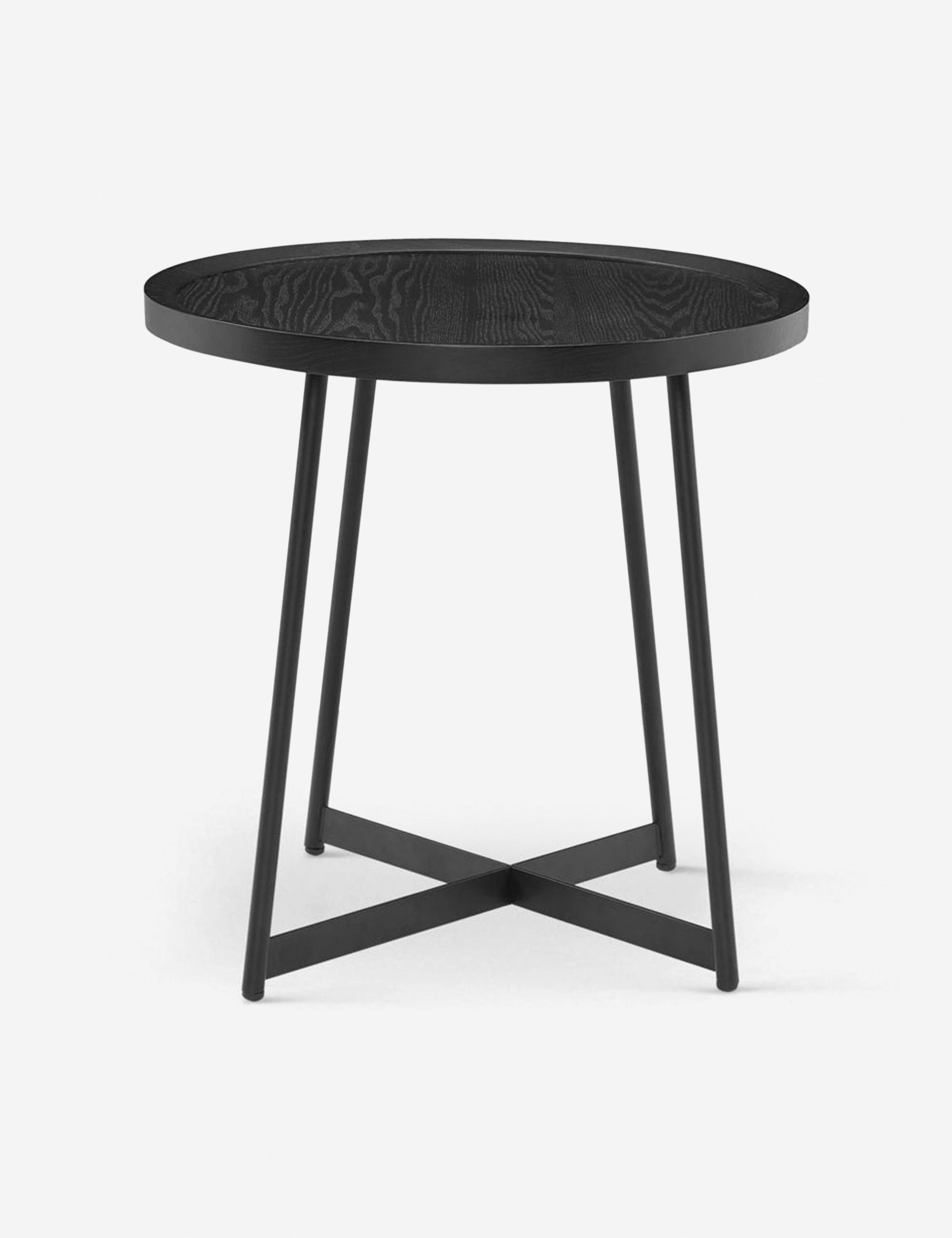Gweneth Modern Side Table - Small End Table for Living Room, Bedroom, or Office - Stylish Accent Table with Sturdy Metal Frame - Perfect for Holding Lamps, Books, and Decor
