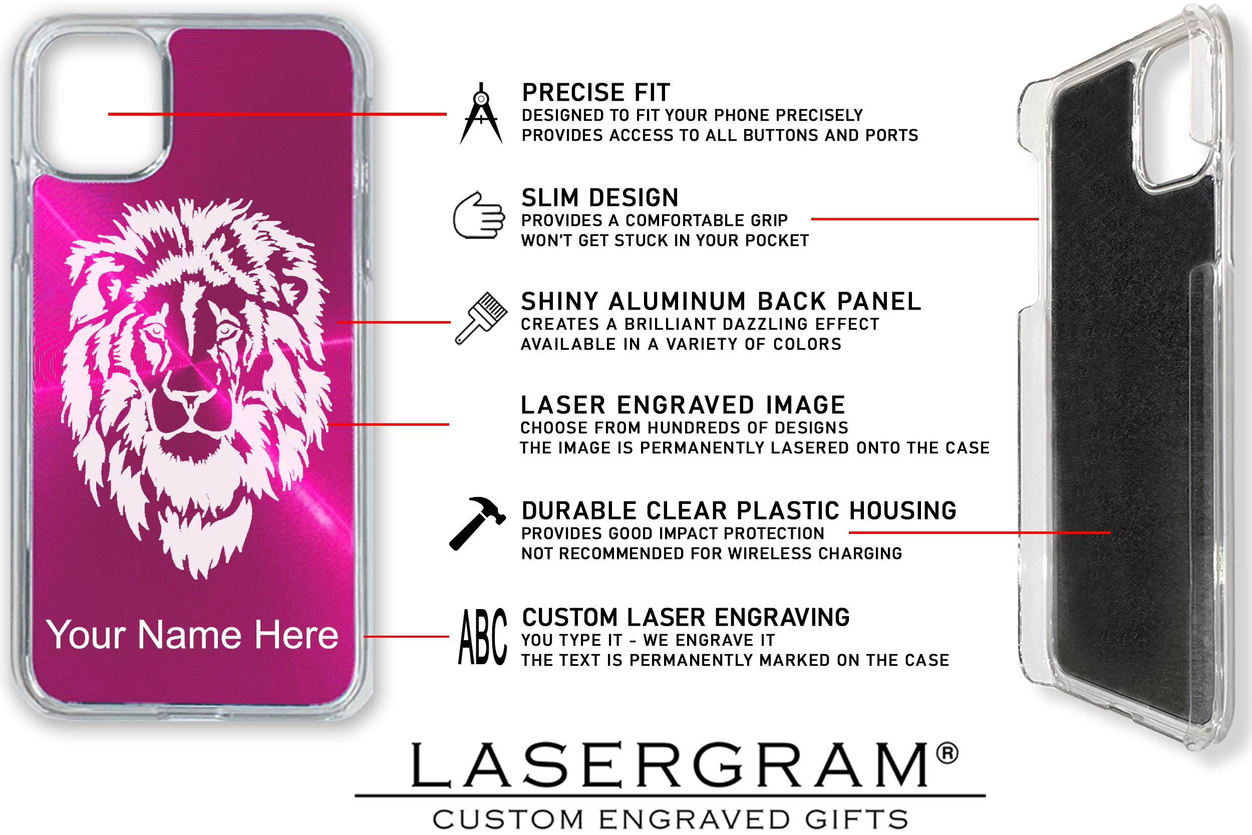 **iPhone 11 Pro Max Case with Rx Pharmacy Symbol - Personalized Engraving, Shockproof & Scratch-Resistant Cover (Pink) - Perfect for Medical Professionals & Healthcare Workers**