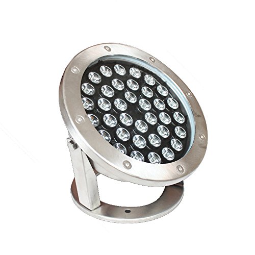 36W LED RGB Color Changing Spot Light Fixture - Outdoor Waterproof IP68 Underwater Flood Lamp for Pool, Garden, Landscape & Patio Lighting