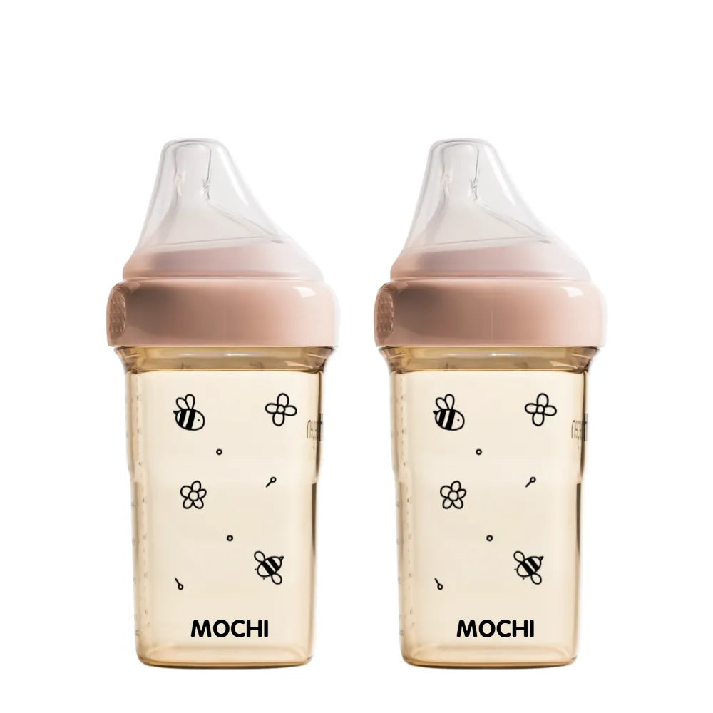 Hegen Baby Bottle - Customizable & Reusable Infant Feeding Bottle for Newborns & Toddlers - Perfect for Breastfeeding, Formula, and On-the-Go Feeding