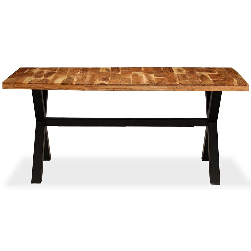 Premium Solid Acacia & Mango Wood Dining Table 70.9