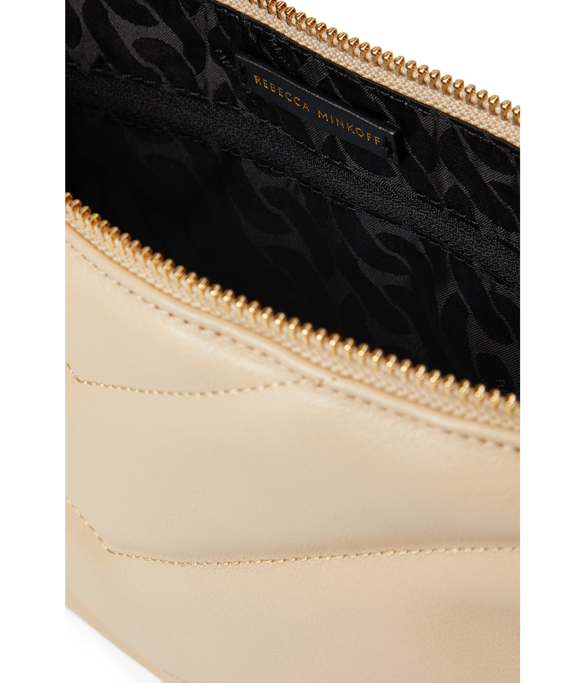 REBECCA MINKOFF Women's Leather Crossbody Bag in Latte Brown - Stylish Shoulder Purse for Everyday Use, Travel & Date Night
