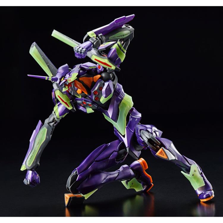 Bandai RG Neon Genesis Evangelion Unit-01 Night Combat Ver. Model Kit - High Grade Action Figure for Anime Collectors & Eva Fans | Perfect for Display, Cosplay Props & Gift Giving