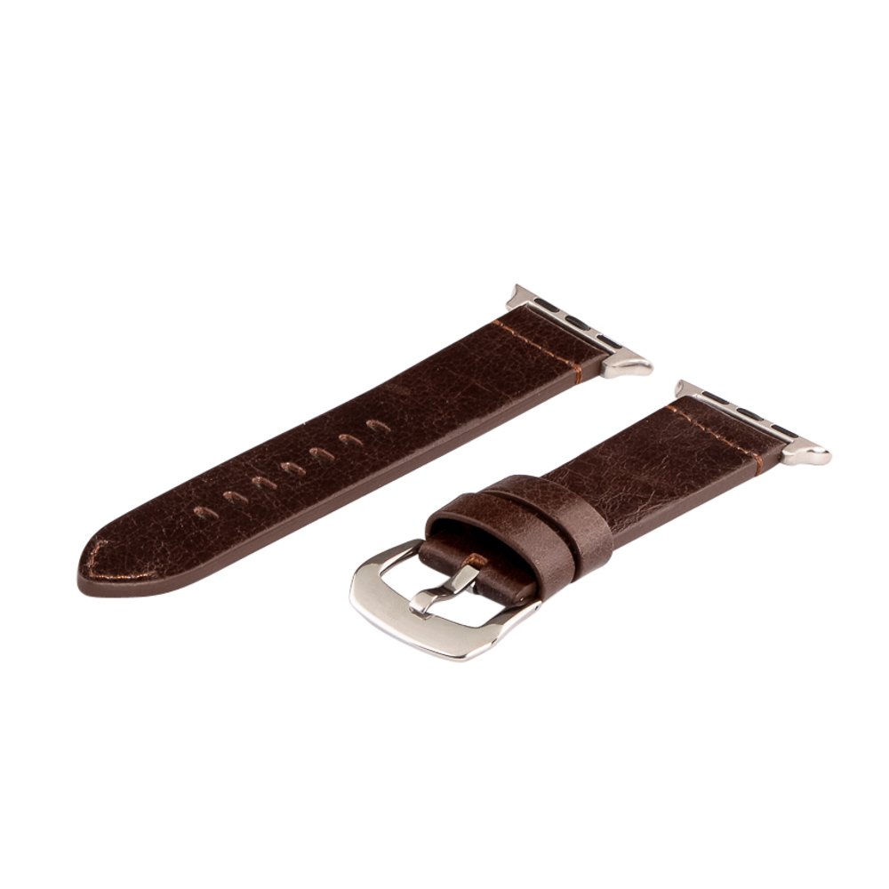 Genuine Leather Apple Watch Band 38mm - Compatible for Men & Women, Perfect for Work & Casual Wear