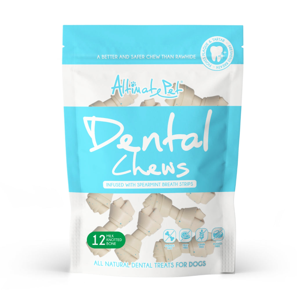 Altimate Pet Dog Dental Chew 150g - Natural Milk Mint Cranberry Flavor Dental Treats for Dogs | Fights Plaque & Tartar | Healthy Teeth & Fresh Breath | Perfect for Daily Oral Care & Training Rewards