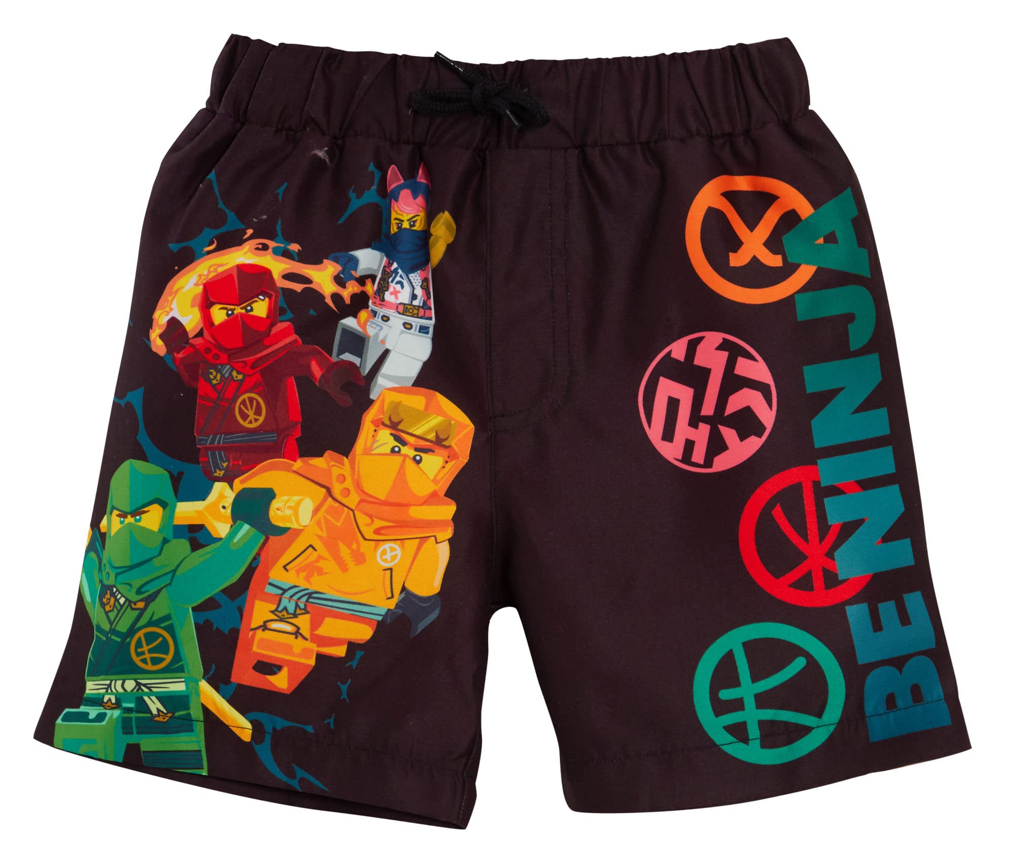 **LEGO Ninjago Boys Swim Shorts - Quick Dry Kids Swimming Trunks for Beach, Pool & Summer Vacation - Fun Swimwear for Boys**