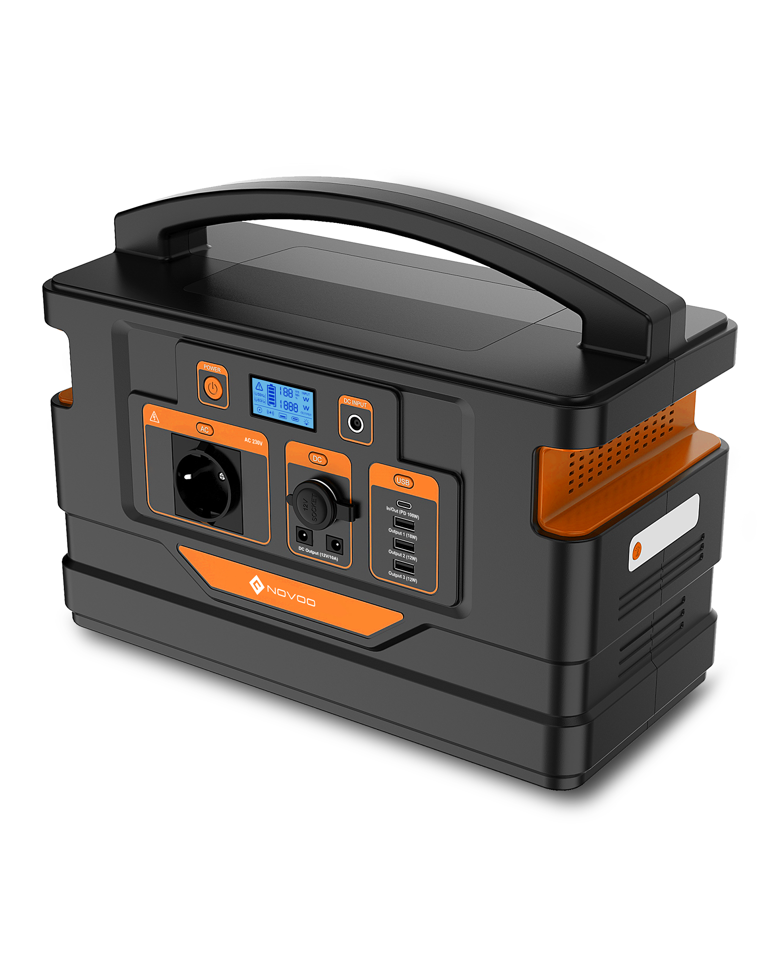 NOVOO 1110Wh RPS1000 Portable Power Station - Backup Battery for Camping, Emergencies & Outdoor Adventures
