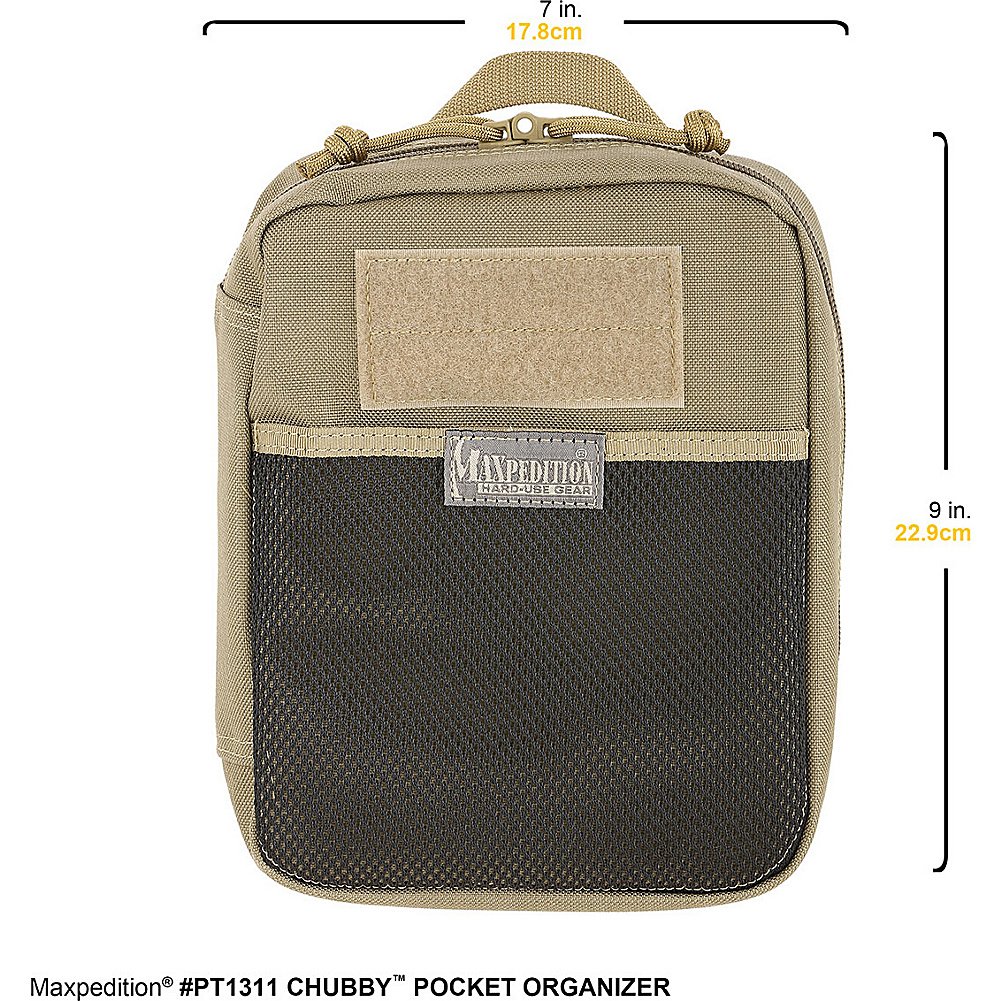 MAXPEDITION Chubby Pocket Organizer - Compact EDC Gear Pouch for Outdoor, Hiking, Camping & Everyday Carry Essentials